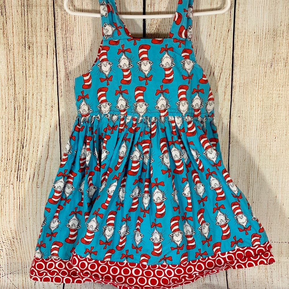 Dr. Seuss Cat in the Hat Dress handmade